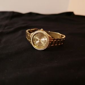 SOLD Gold Premier Designs Bling Watch